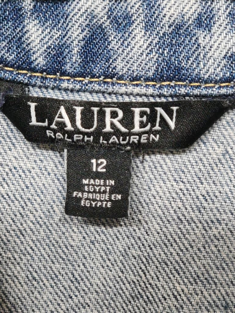(L) 랄프로렌 폴로 청자켓 연청 데님자켓 빈티지 이미지