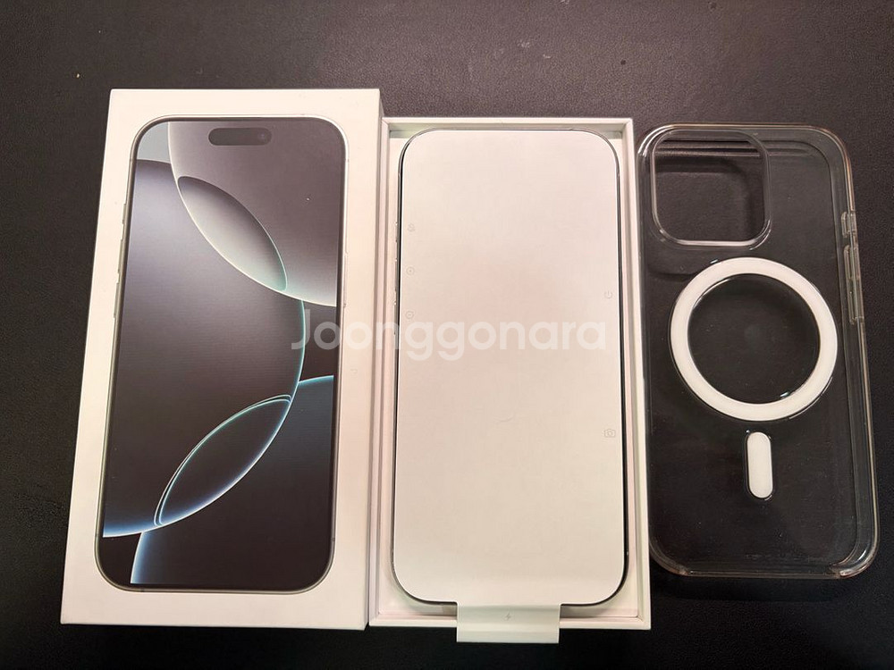 S급 풀박스 아이폰16프로 실버 256GB--1