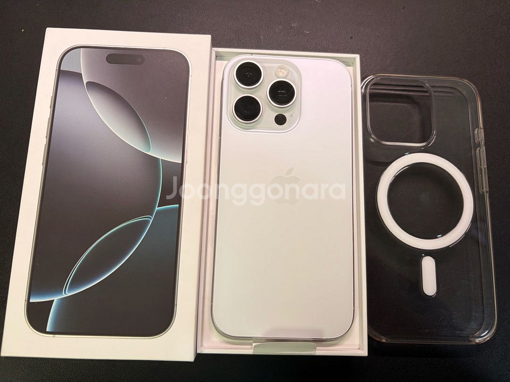 S급 풀박스 아이폰16프로 실버 256GB--0