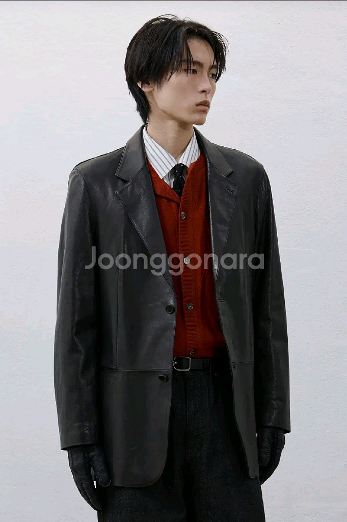 유스 / 25FW 레더 테일러드 자켓 / M--1