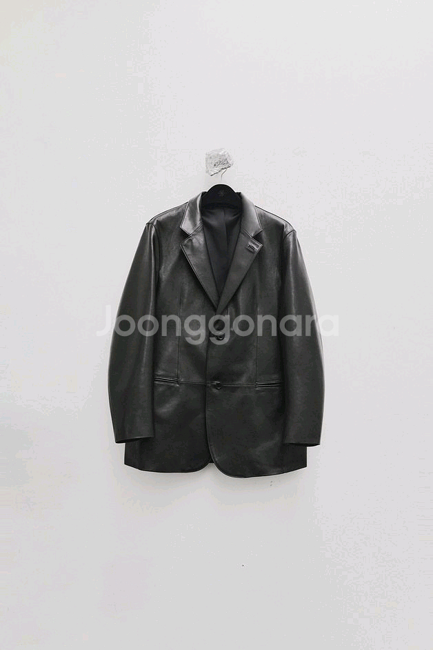 유스 / 25FW 레더 테일러드 자켓 / M--0