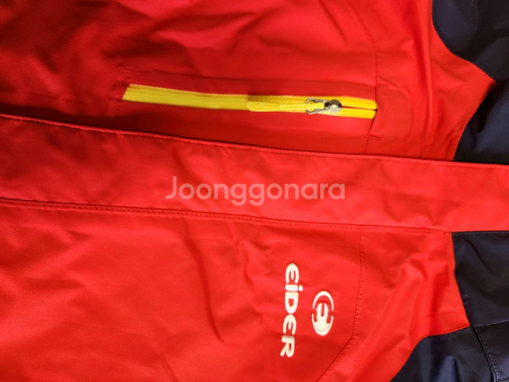 아이더 배색 디펜더 방수방풍 기능성 바람막이 자켓s(새--1