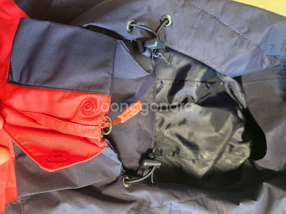 아이더 배색 디펜더 방수방풍 기능성 바람막이 자켓s(새--3