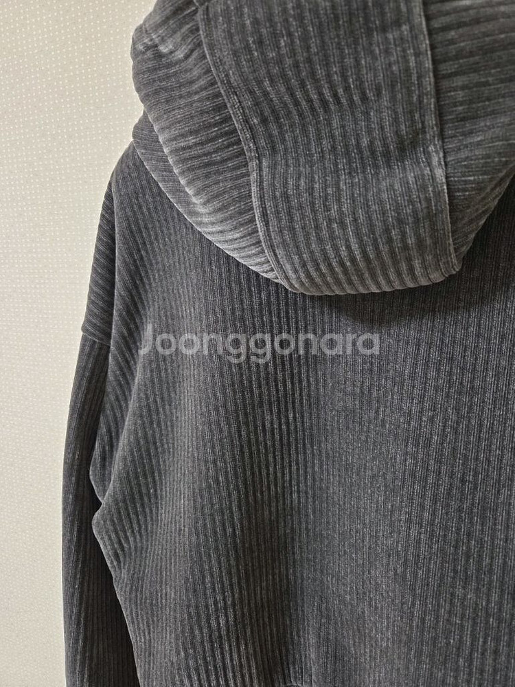 반에이크 코듀로이 투웨이 후드집업 차콜 55--4