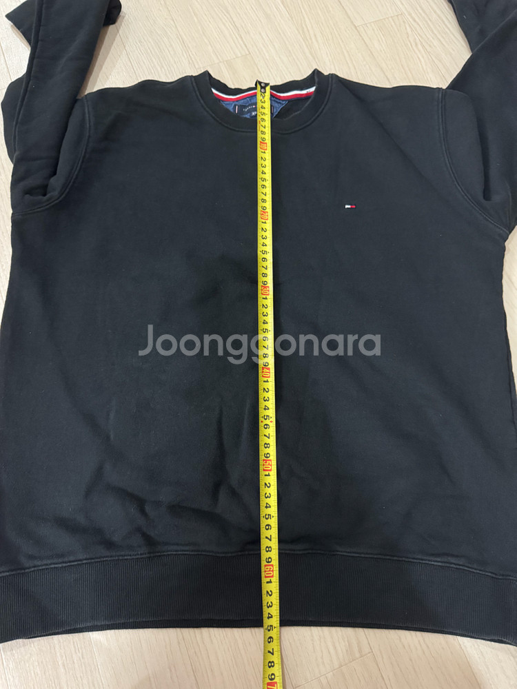 타미힐피거 블랙 맨투맨 XL 100-105--5