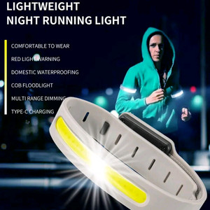 새상품)C충전식 러닝밴드 야간 안전 오토바이 배달 경광