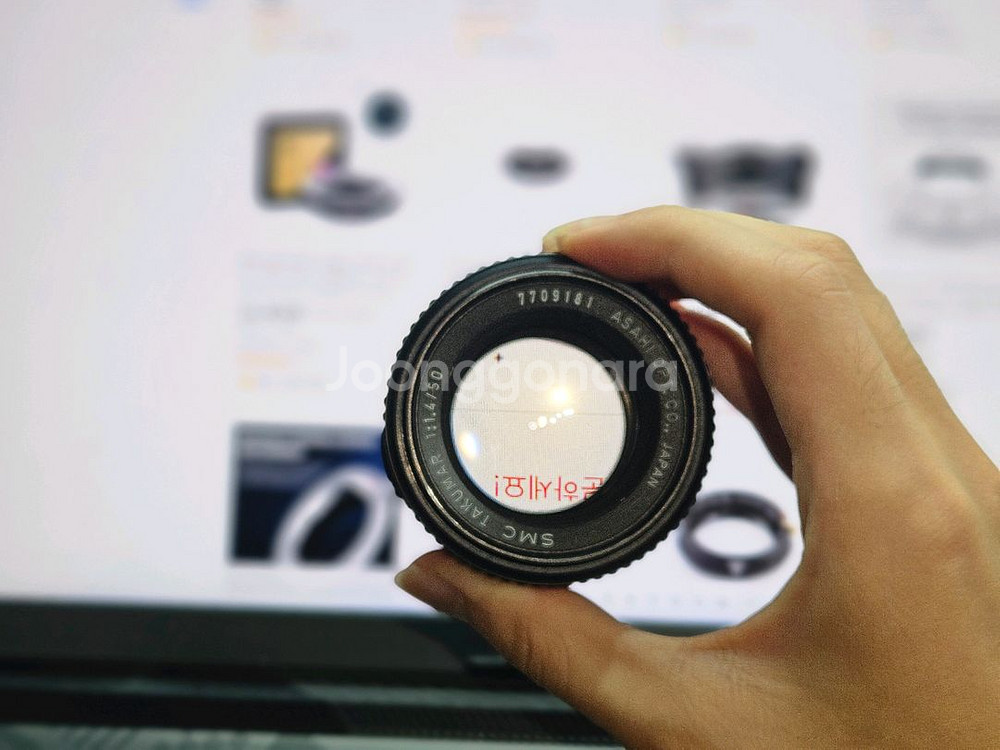 타쿠마 50mm f 1.4 후기형, XF어댑터--1