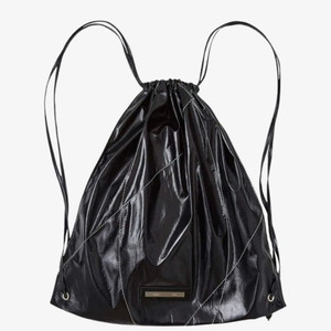 Matin Kim 마뗑킴 스트링 코팅 백팩 블랙