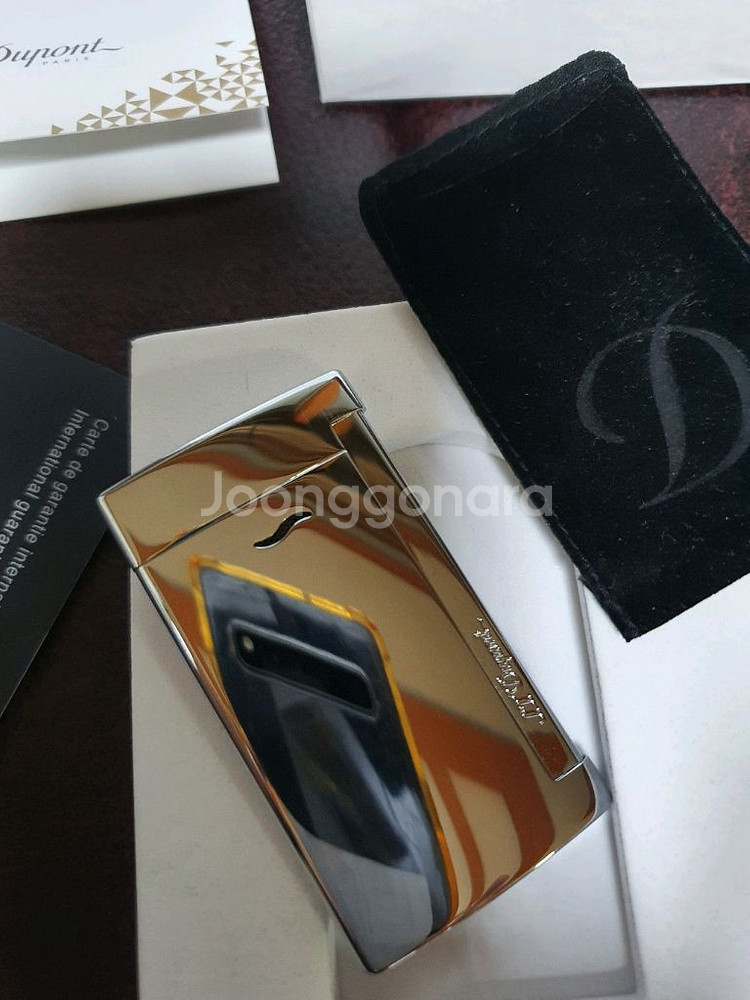 새상품 듀퐁라이터 슬림7 터보 ca27713 크롬--1