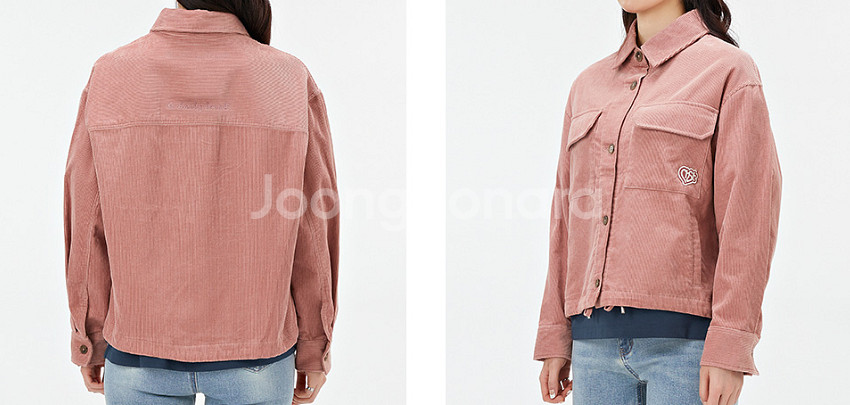 여자옷 코로듀이 자켓 핑크--1