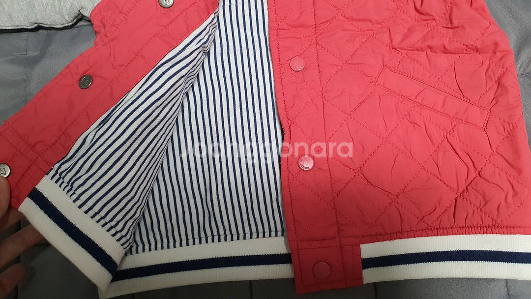 블루독점퍼 110사이즈+겨울모자--2