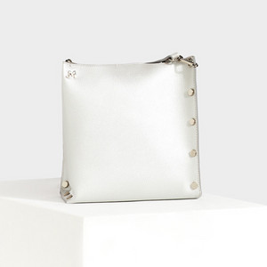 여자 스몰버킷백 실버 새상품