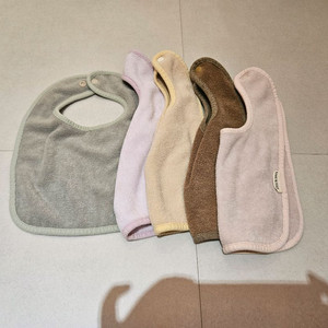 아기 턱받이 버니블라썸 일괄 5천원 이염 없음