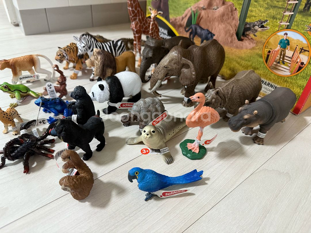 슐라이히 피규어 총 30종 사파리 모험기지포함 새제품--3