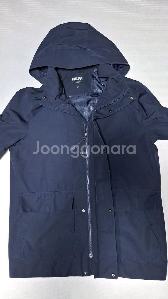 네파 24년식 듀라이크 방수코트 105 후드 야상자켓--5