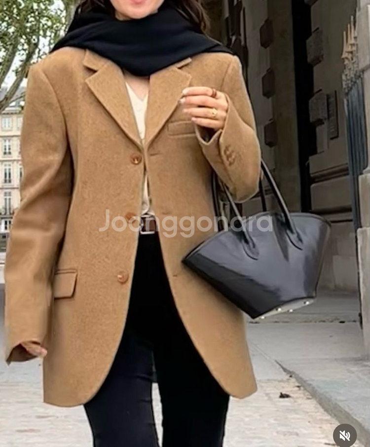 [쏭스튜디오] 테일러드 자켓(브라운/새상품)--0