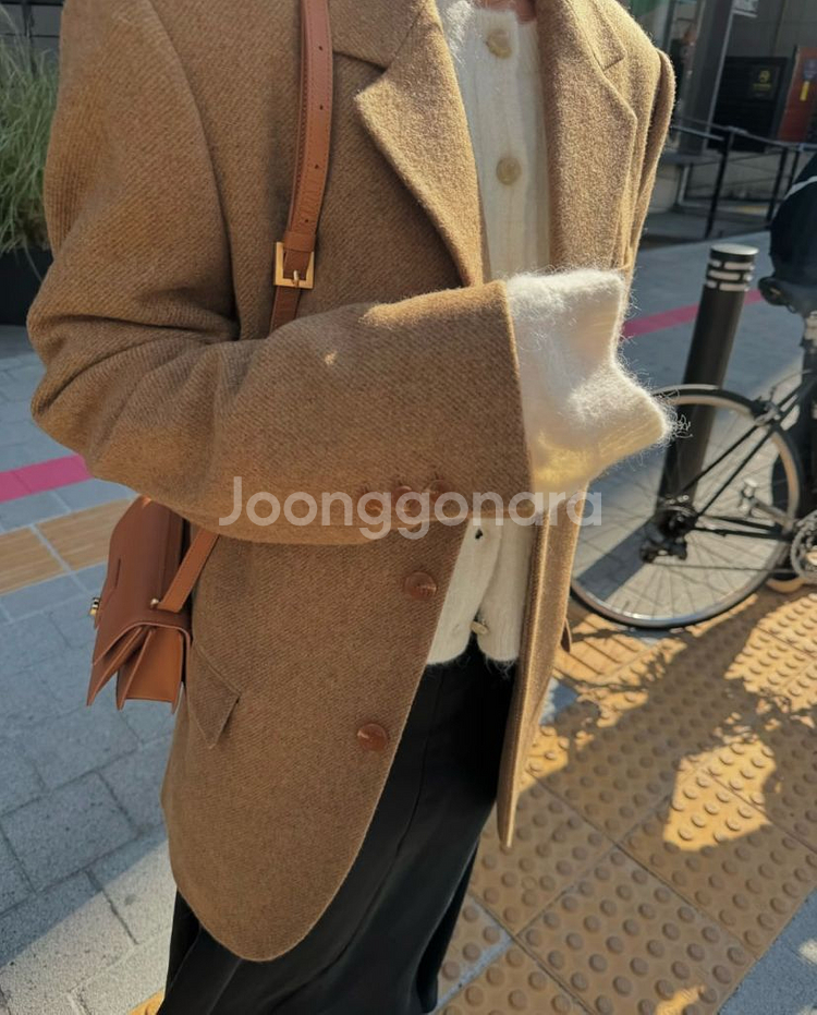 [쏭스튜디오] 테일러드 자켓(브라운/새상품)--9