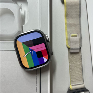 애플워치 울트라1 실버 풀박스 SS급