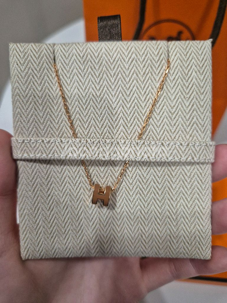 에르메스 미니 팝아슈 뉴골드&로즈골드--2