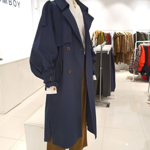 스튜디오 톰보이 디네이비 트렌치코트