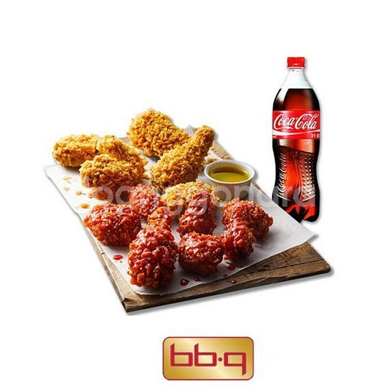 BBQ 황금올리브치킨반반+콜라1.25L--0