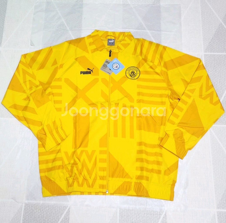 해외L/맨시티 프리매치 자켓 축구 바람막이 푸마--0