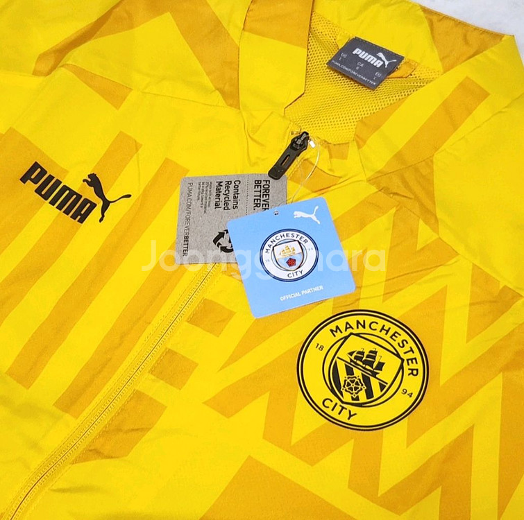 해외L/맨시티 프리매치 자켓 축구 바람막이 푸마--2