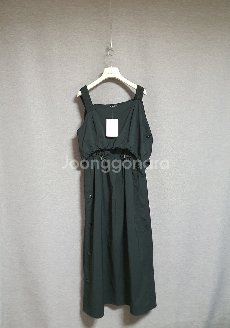 타임 time 드로우스트링 슬리브리스 원피스 66 사--4