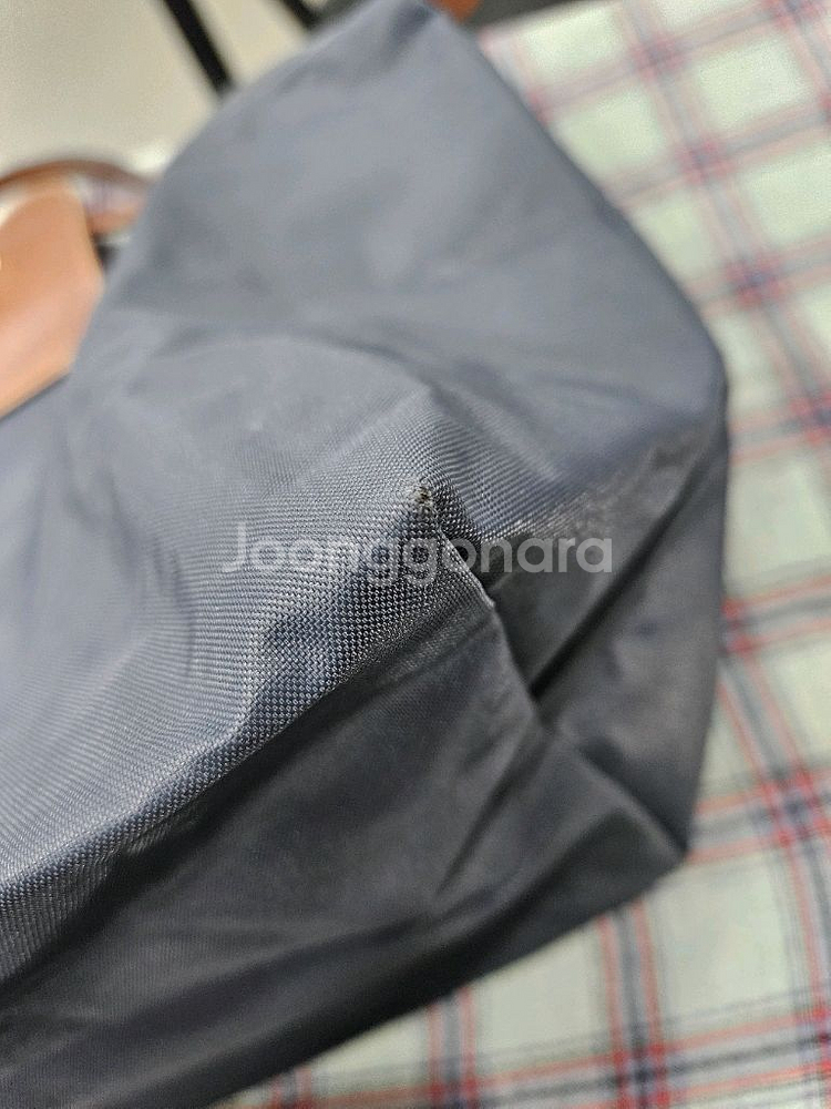 롱샴 르플리아쥬 네이비 토트백--6