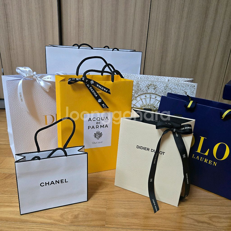쇼핑백 판매 폴로 디올 샤넬 아쿠아디파르마 디디에두보--0