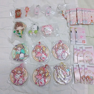 일괄)체리 산리오 피규어&키링/ 메지루시 세트