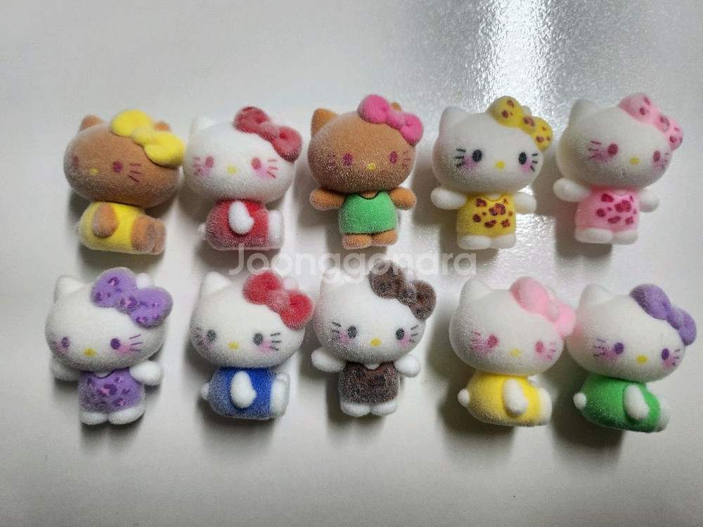 키티 미니 피규어 10개 세트--0