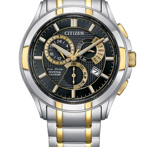 [새제품 68%할인] 시티즌 크로노그래프 콤비 시계. 에코드라이브. 매장 정품