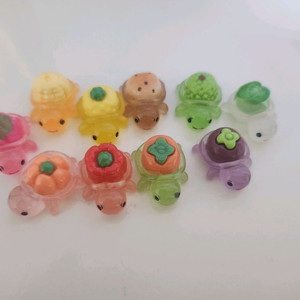 야채 미니 거북이 피규어