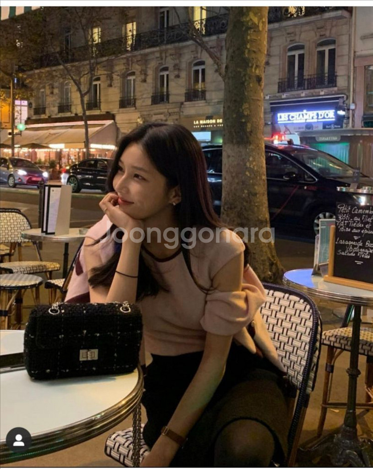 시에 아멜리 트위드백 팔아요--1