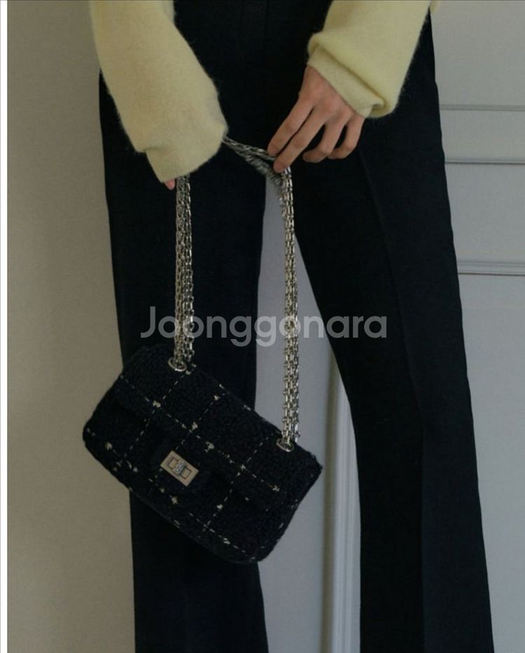 시에 아멜리 트위드백 팔아요--3