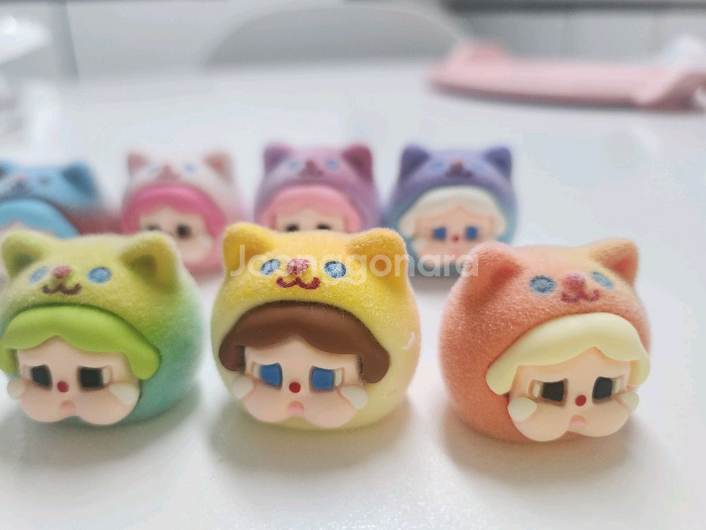 울보 얼굴 미니 피규어 8개세트--1