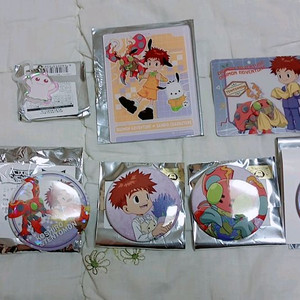 일괄)디지몬 어드벤쳐 한솔&텐타몬 굿즈세트