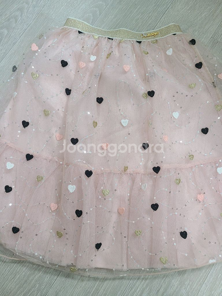 헤지스 키즈 치마 샤 스커트--0