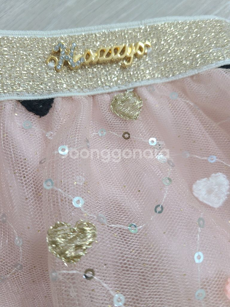 헤지스 키즈 치마 샤 스커트--2