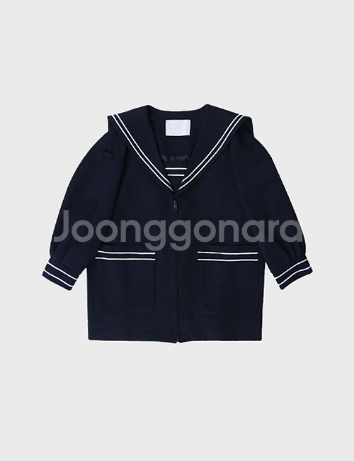 프레클 세일러 미디 자켓--0