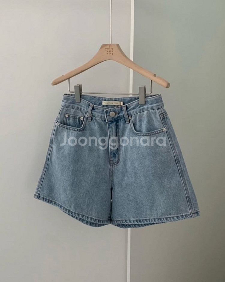 pyt 프리티영띵 에이라인 하프데님--0