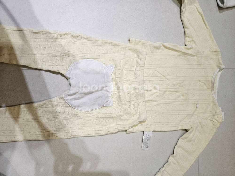 에뜨와 노란 세트 작은 이염있음 저렴판매 18m--0