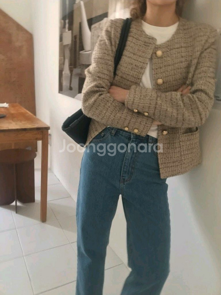 시엔느 마틸다 트위드 베이지 2사이즈--0