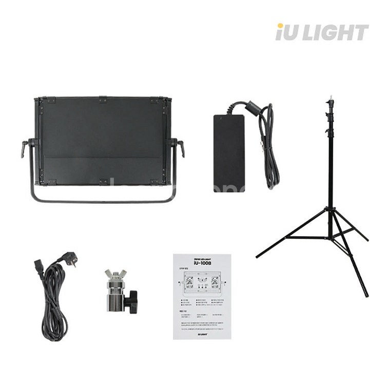 iULIGHT iU-100B 100W 촬영 조명+스탠드--2
