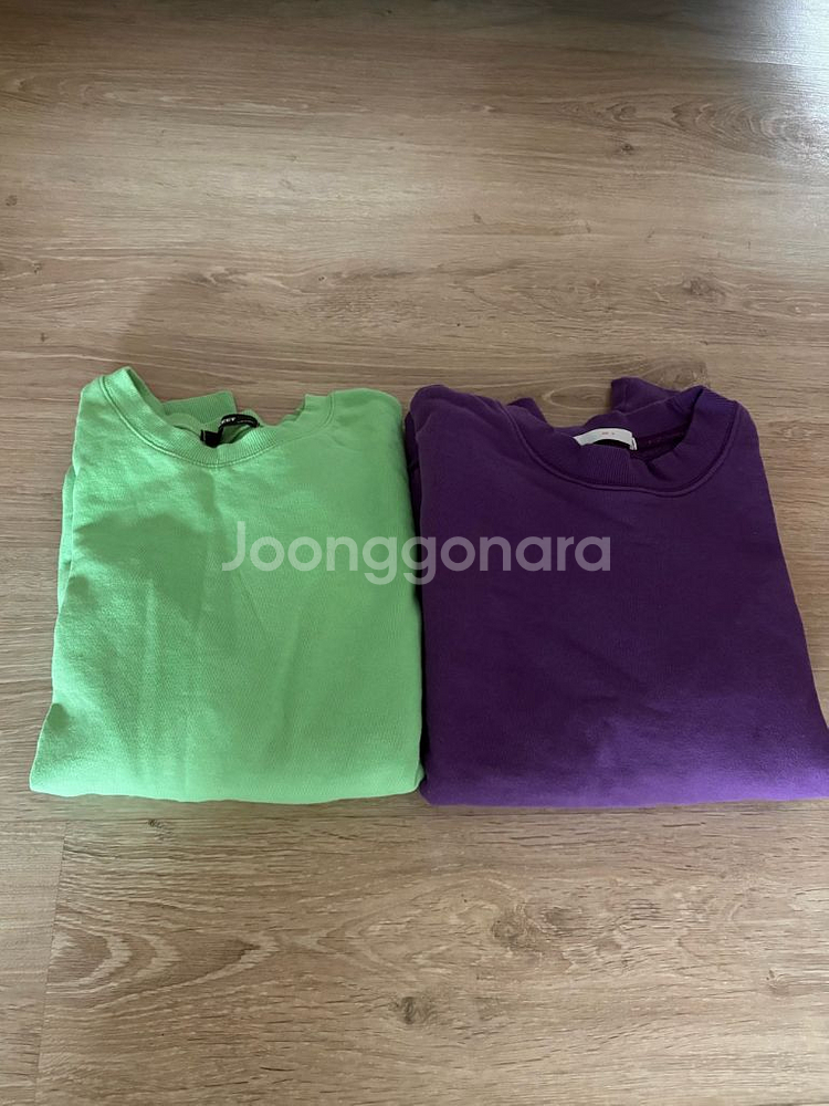 오버핏 맨투맨 2개 일괄--0