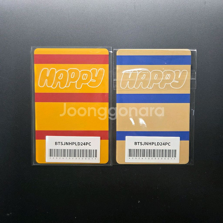 방탄소년단 석진 해피 HAPPY 일본 FC 럭드 포카--1