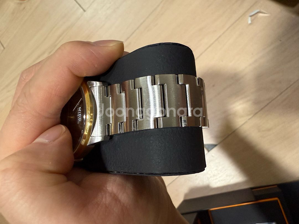 미도 커맨더 그래디언트 골드베젤--2