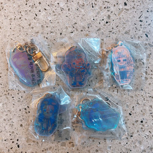 원피스키링 투명 로빈 루피 나미