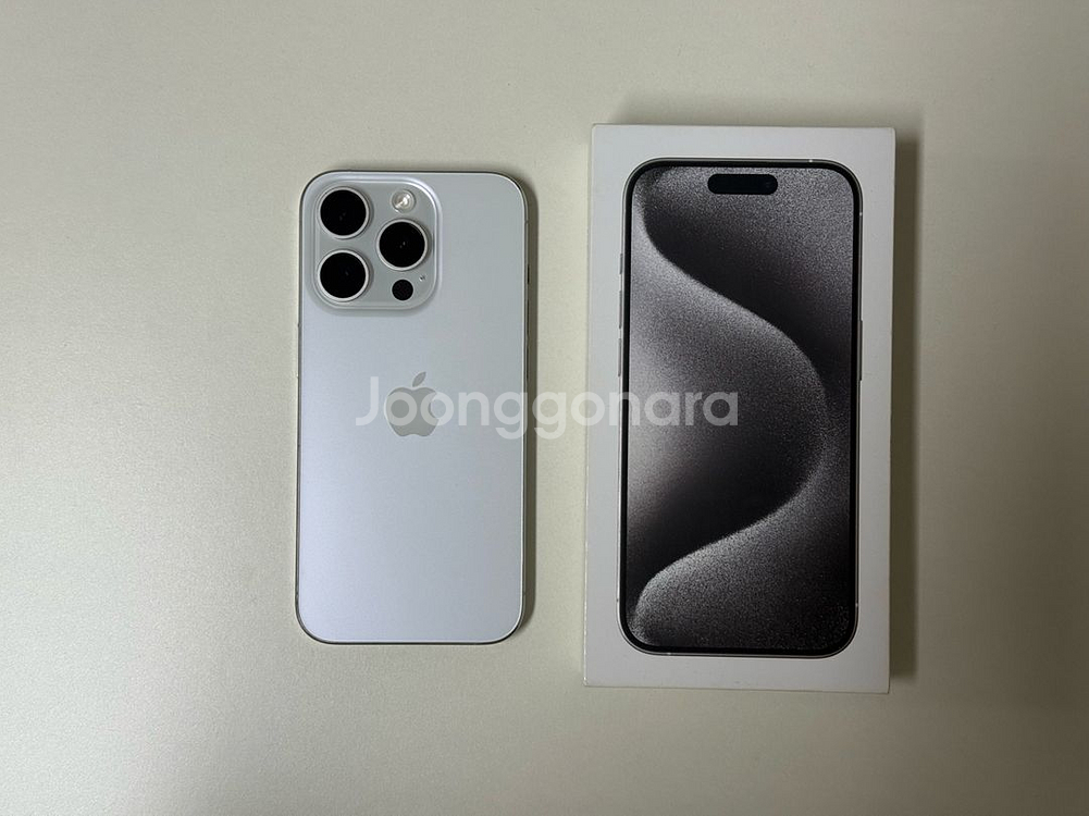 아이폰15pro 256 화이트 (애케플ㅇ)--0